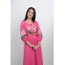 Embroidered dress "Coral Pink"